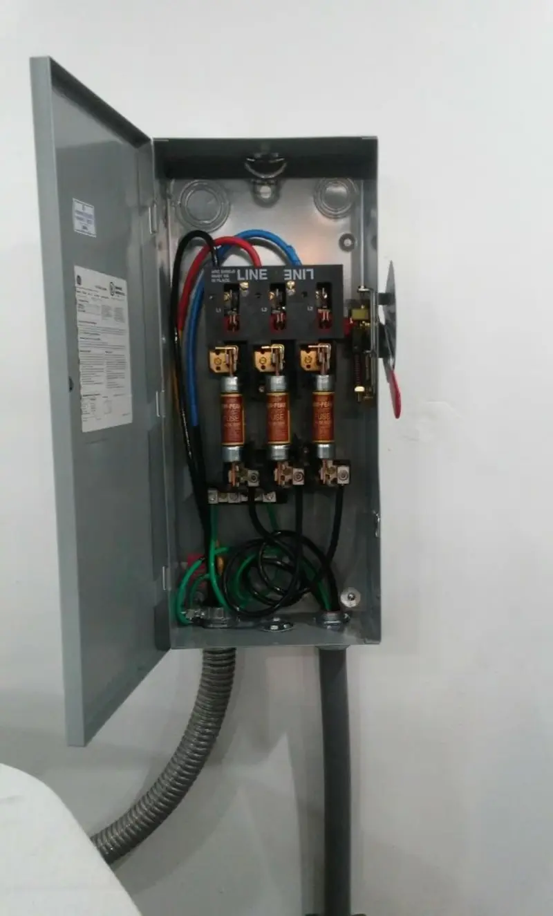 Three-phase disconnect switch installed for Electrical Wiring & Rewiring in Slatington