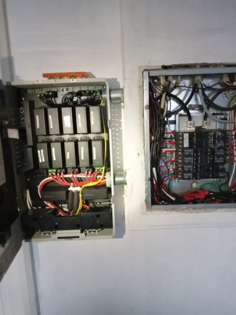 Electrical panel upgrade completed for Security Camera Wiring in Slatington